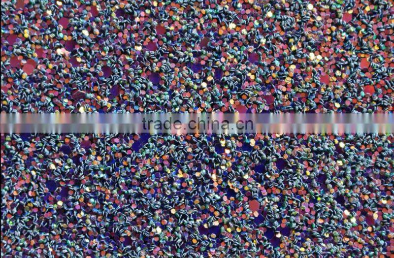100% polyurethane leather glitter pu fabric hot selling leather per meter