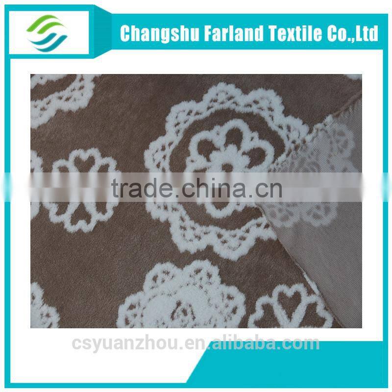 new product sherpa jacquard fabric swatch