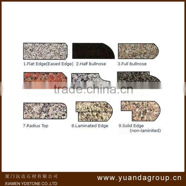 Design stylish chinese white marble vanity tops