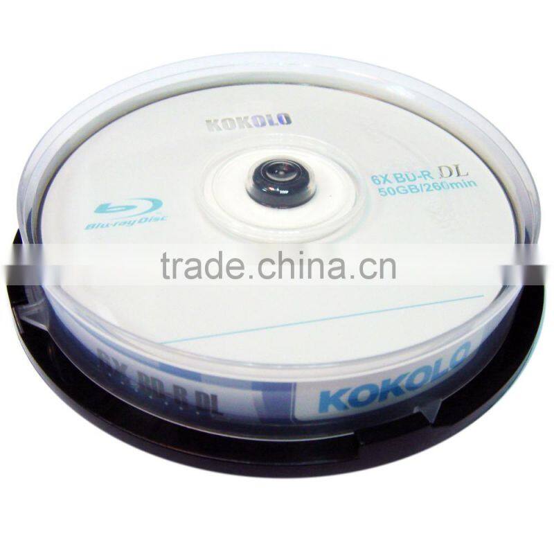 Blank Bluray Disc Recordable 6X 50GB BD R