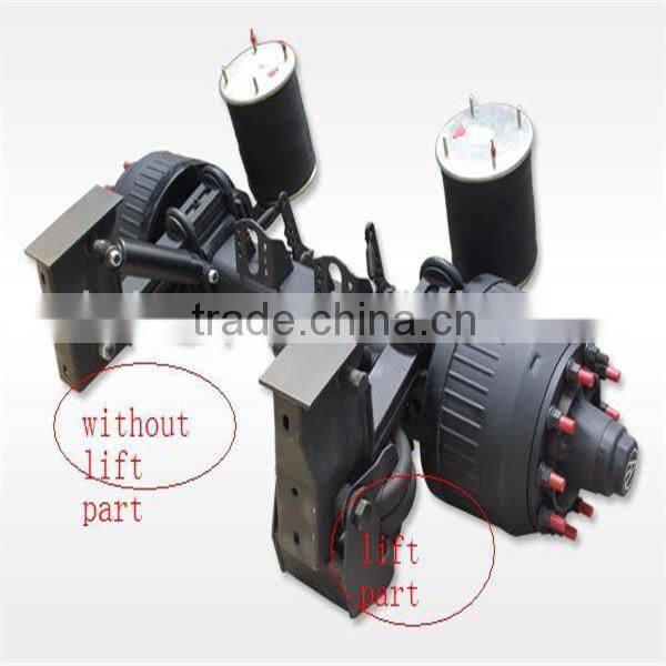 Semi trailer air suspension with axle Made in China/High Quality Semi trailer air suspension with axle