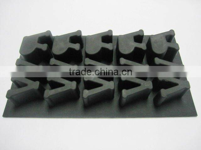 colorful various shape silicone ice tray