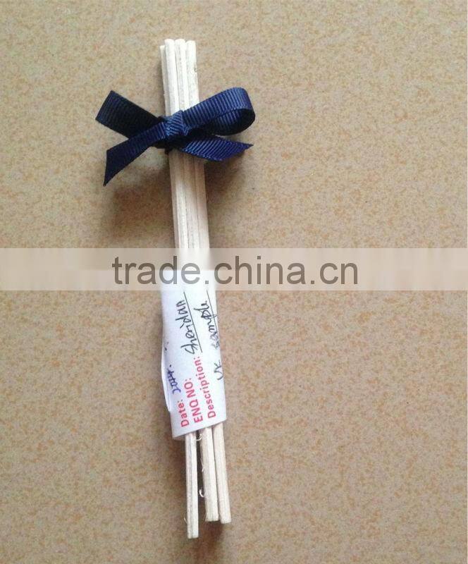 2016 new 8pcs/bundle rattan sticks tied with blue grosgrain +elastic loop