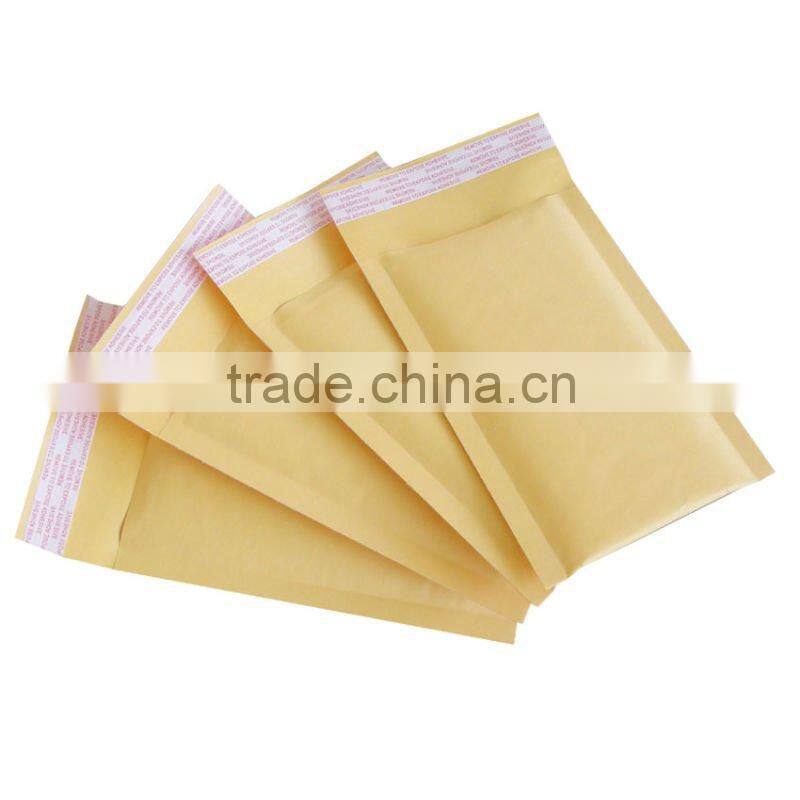 white kraft bubble mailer
