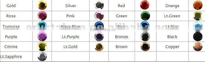 CRYSTAL ACE Hot fix octagon rhinestud supply, Iron on Rhinestuds