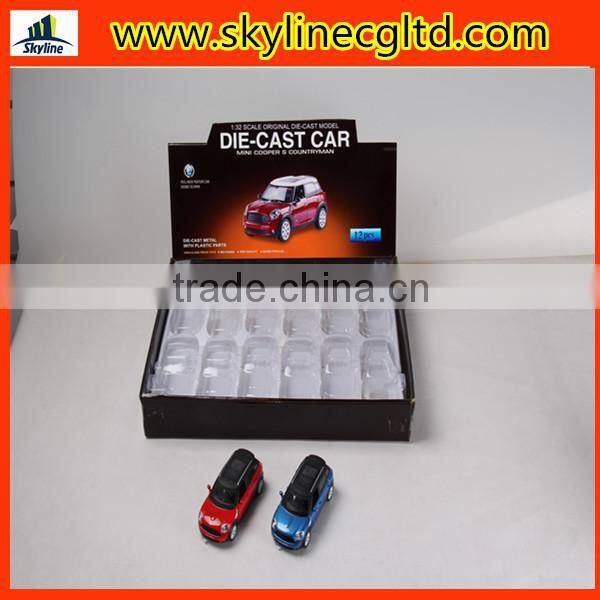 branded 1:32 die cast model car pull back car static alloy mini car toy 2015
