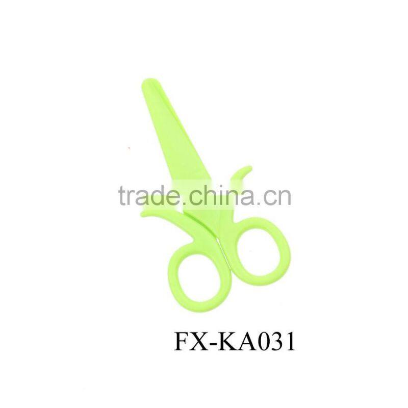 KA031 Plastic student scissors wholesale office scissors alat alat rumah tangga murah