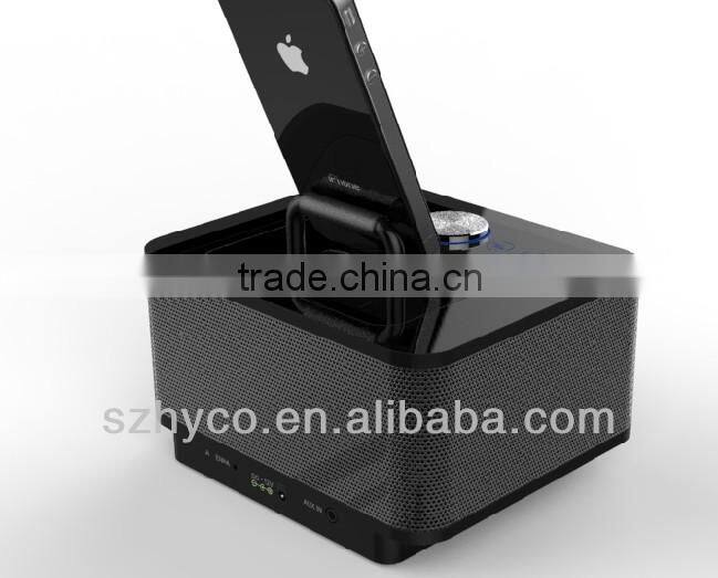 Docking speaker for Iphone with bluetooth touch panel