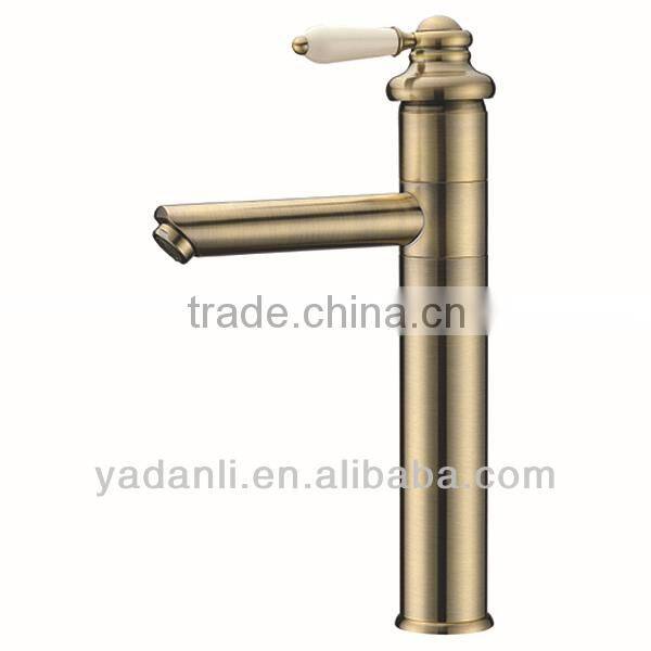 Antique bronze single handle brass vessel sink waterfall taps 1521YB