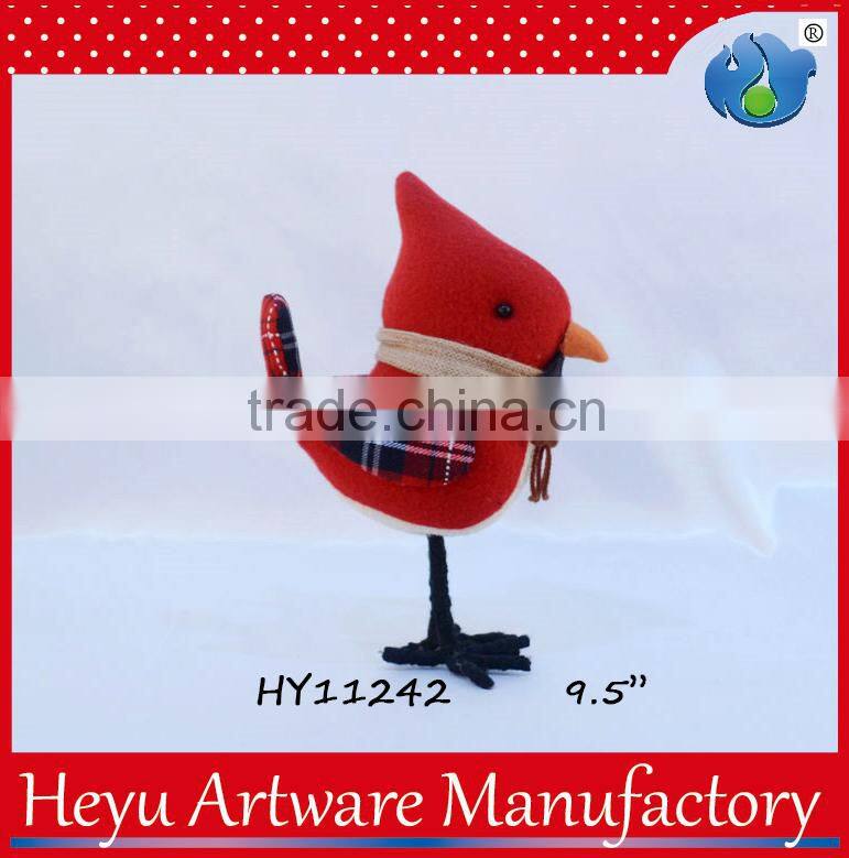 2015 Red and Black Animated Plush Christmas Ornament Crafts
