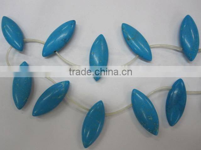 Marquise blue turquoise 16" for jewelry decoration ,earing ,necklace ,bracelet,accessory