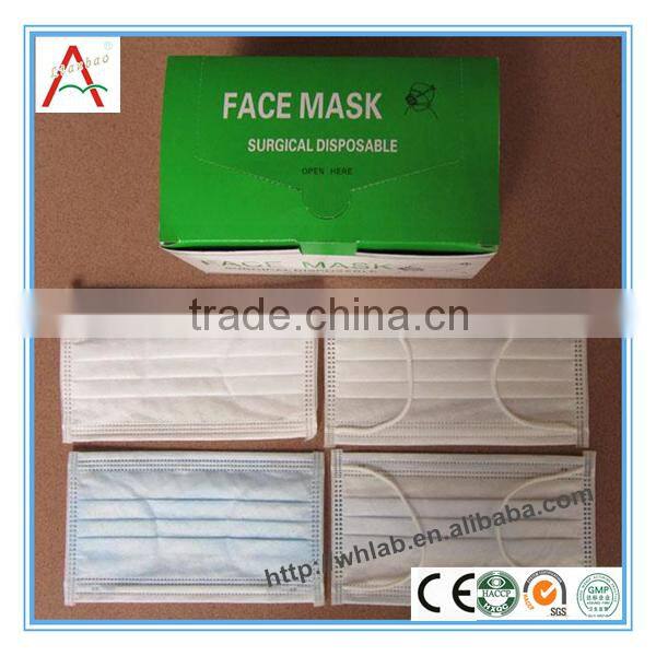 Disposable face mask for food service