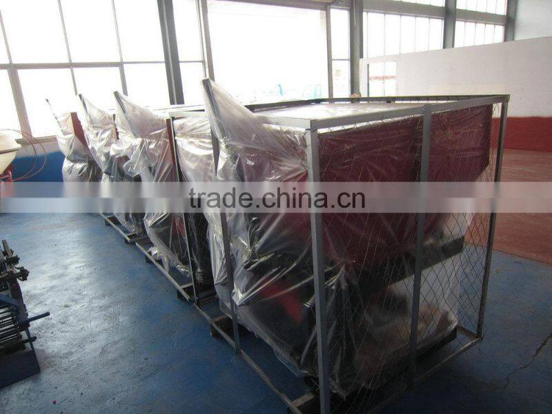 Agricultural tractor mounted broadcast sower