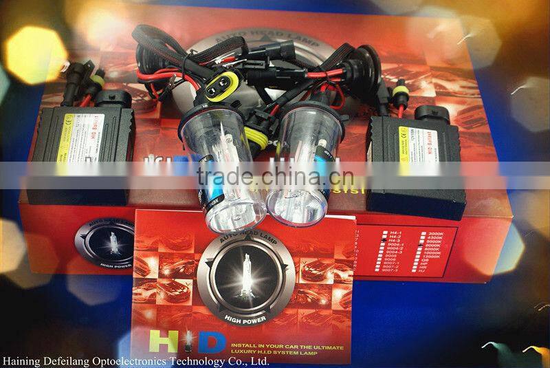 Defeilang VIP HID Xenon Lamp H13 ballasts 35W 55W 75W 3000k 4300k 6000k 8000k 10000k 12000k 15000k 30000k