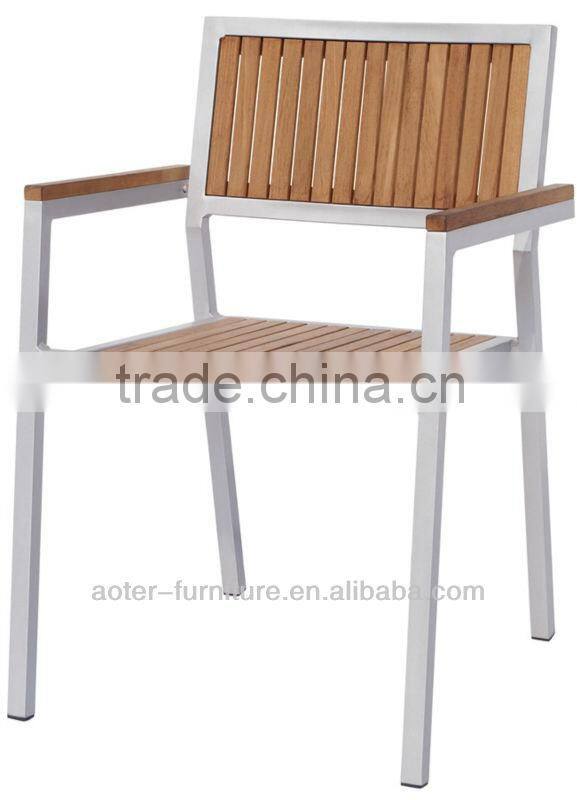 Outdoor garden wooden dining chair parts