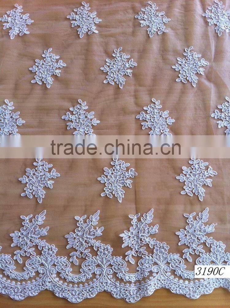 Newest style promotional cord laces fabric