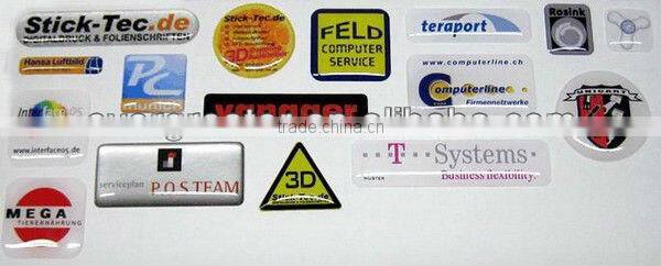 Clear round epoxy resin stickers poly dome sticker made in China dome gel sticker