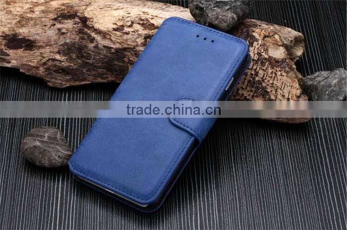 2016 magnetic flip wallet retro leather case for iphone 6 6s 4.7