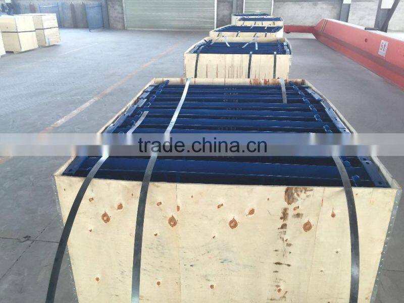 Long Lifespan Carbon Steel Troughed Bottom Trestles For Supporting Belt Conveyor Idler Roller