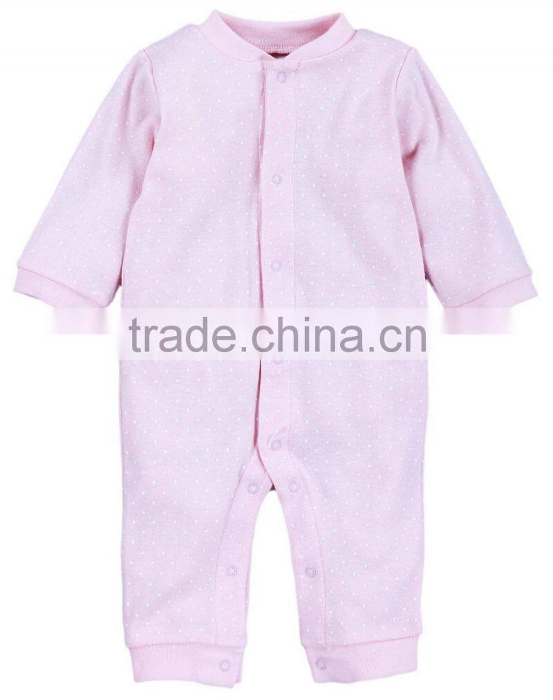 New born baby girl cotton romper pink cotton baby clothes baby products