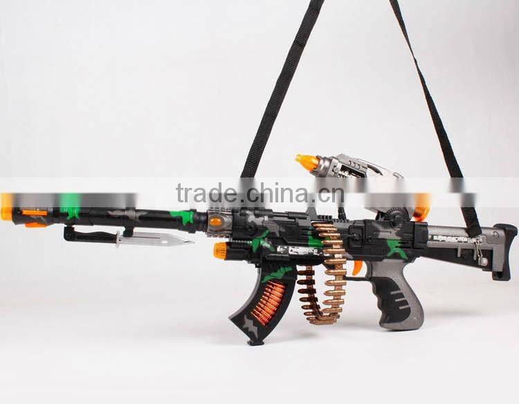 sgun-64211218B electric toys gun 65cm long emulational electric infrared submachine gun for kids