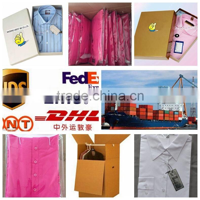 2015 long sleeve 100% cotton white poplin man shirt