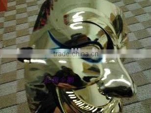 Plastic Gold Silver Color Party Cosplay V For Vendetta Mask