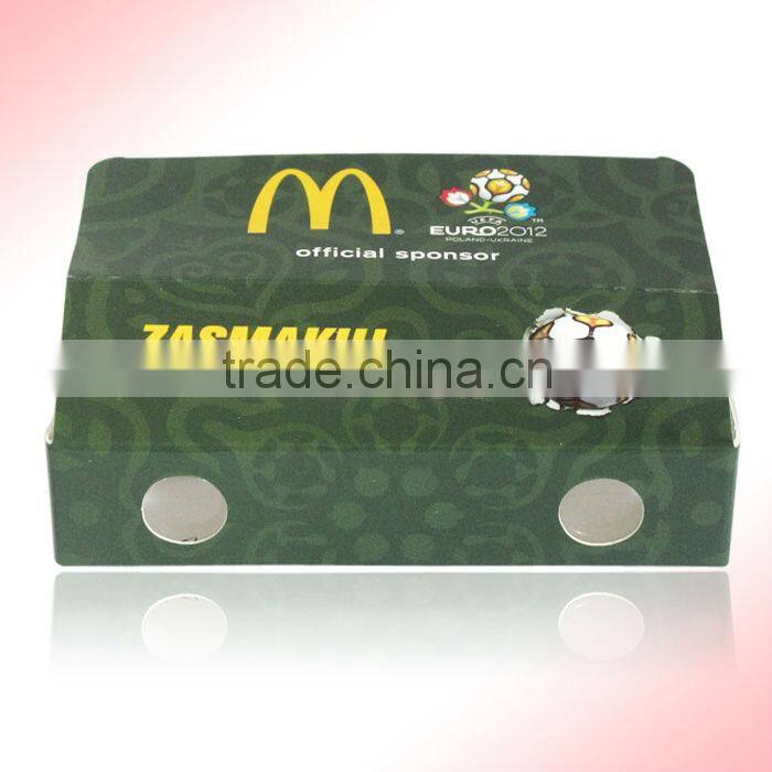 2014 newest custom printed logo design promotional cardboard folding binoculars