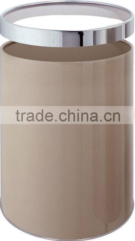 Room Waste Container With Steel Rim, Trash/dust Bin