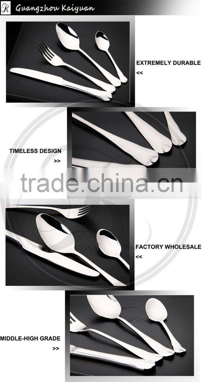 Made in China guangzhou stainless Steel Flatware set wholesale
