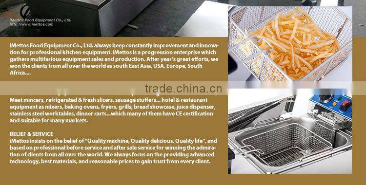 20L S/S Dual tank With oil Drain Valve Commercial General Electric Deep Fryer