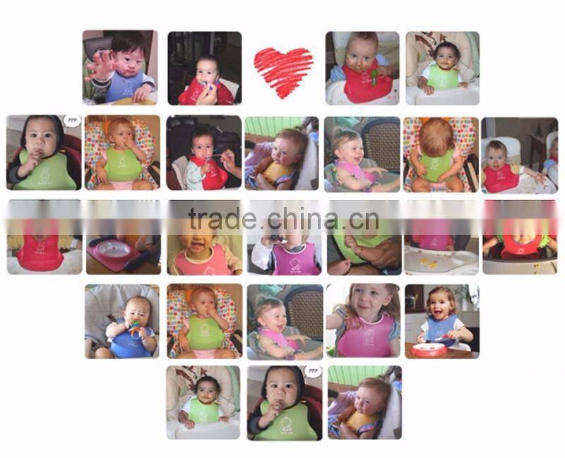 2016 new style silicone baby bib with string