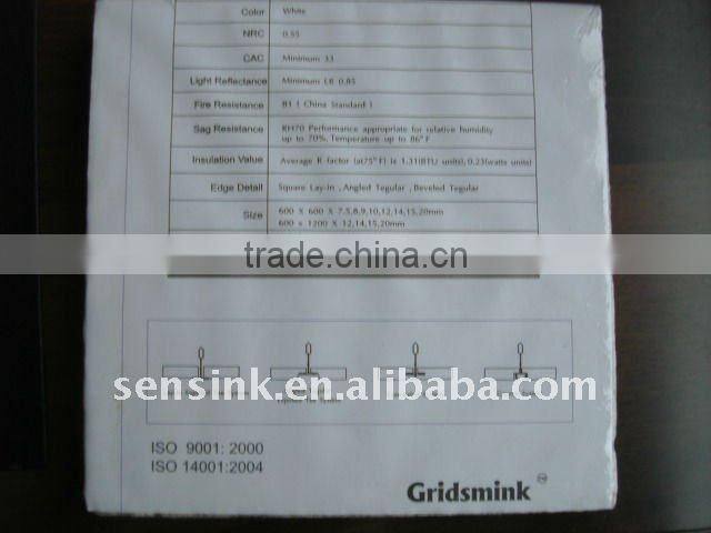 Mineral Fiber Ceiling Board System-GM16