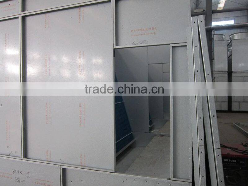 mixed flow series evaporative condenser