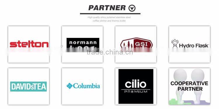 Double Wall Stainless Steel Vacuum Insulated Water Bottle with Cola Shaped Powder Coating