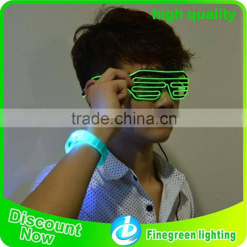 Magnifier eye glasses el sunglasses,el wire sunglasses