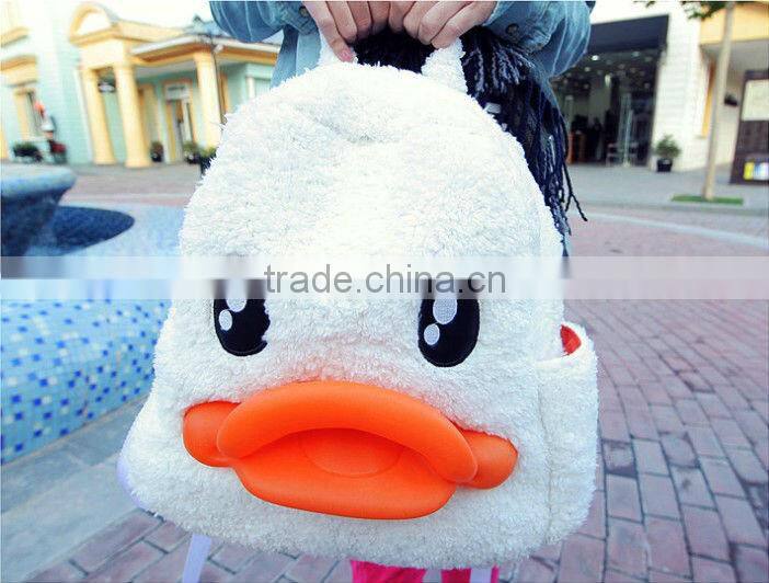 Duck mouth school backpack bag for girls