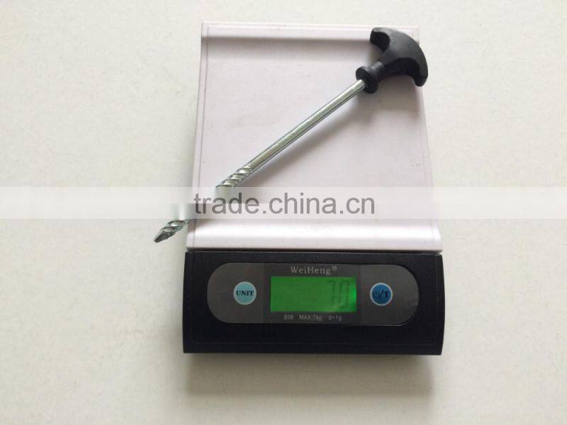 56709# 20cm (8") Bivvy Steel Tent Peg