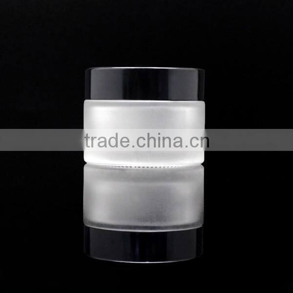 guangzhouu supplier 50g frosted jar with lid for wholesale