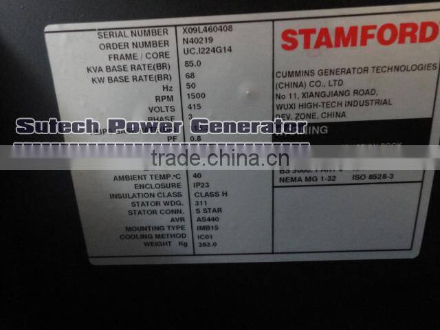 Super silent 120kw 1006A-TAG2 diesel engine generator with Stamford alternator
