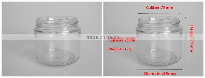 250ml Glass Material and Storage Bottles & Jars small glass candy storage jar