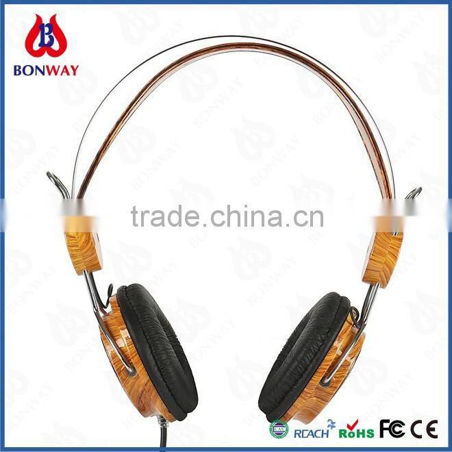best quality headset fashion wood headset