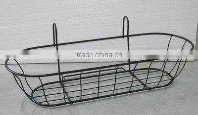 100511-black storage metal basket