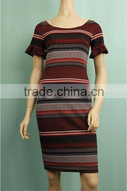Top quality ladies short sleeve midi tube sex women party dress WD150832580