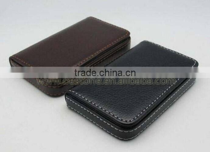 Custom Business Leather Men Name Card Holder