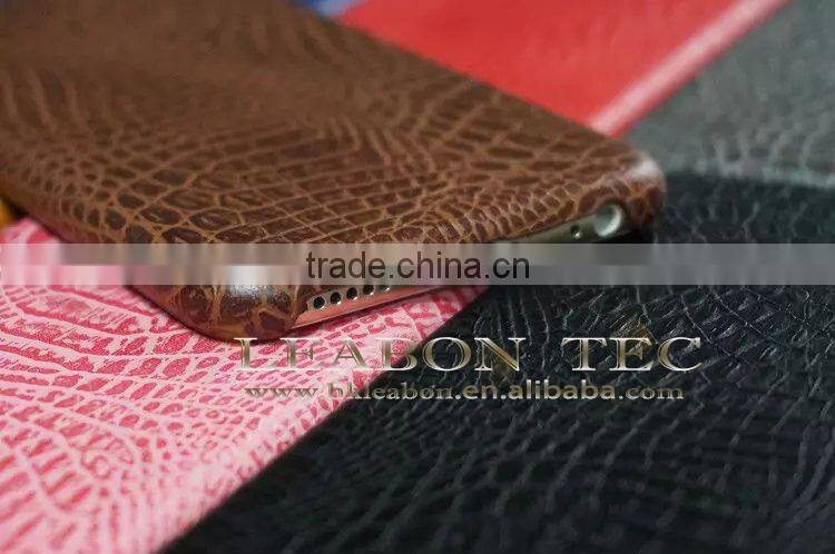new For iPhone 6 Plus Crocodile Embossed Leather case, For iPhone 6 Plus Leather Case
