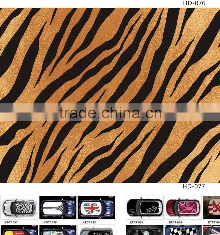 HD-081 Colorful Design Printing Bomb Sticker Vehicle Body Decoration