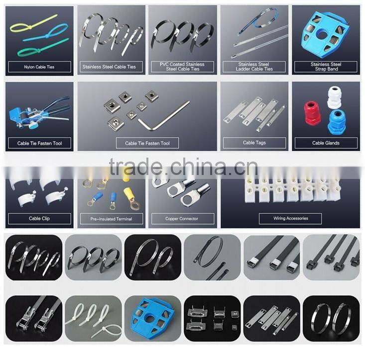reusable cable tie machine ladder type stainless steel cable tie