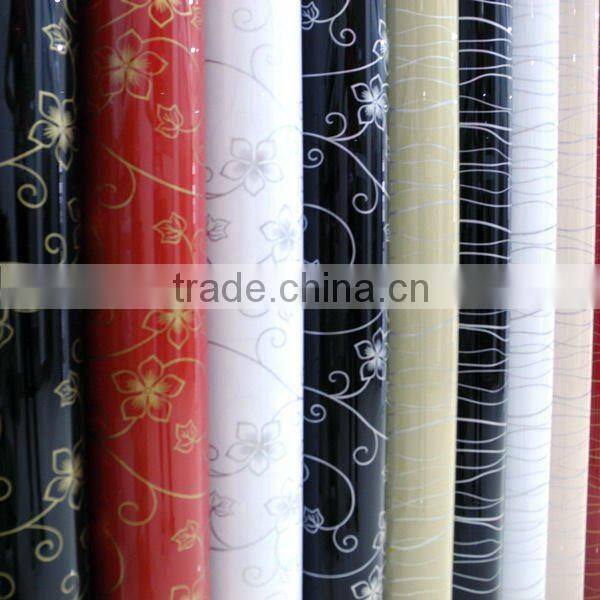 PVC laminate foil for furniture covering