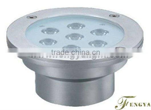 7X1W White / Amber LED underground light outdoor lighting